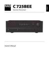 NAD C725BEE 立體聲接收器用戶手冊