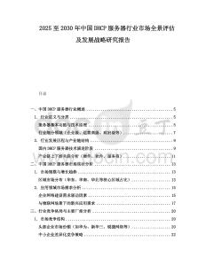 2025至2030年中國DHCP服務(wù)器行業(yè)市場全景評估及發(fā)展戰(zhàn)略研究報告