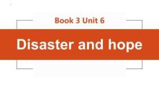 Unit 6 Disaster and hope Starting out & Understanding Ideas 課件 高中英語外研版必修第三冊(cè)