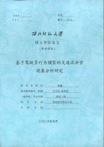 基于駕駛員行為模型的交通流分岔現(xiàn)象分析研究