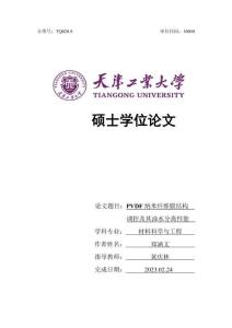 PVDF納米纖維膜結構調控及其油水分離性能