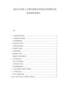 2025至2030八寶粥市場(chǎng)細(xì)分市場(chǎng)及應(yīng)用領(lǐng)域與趨勢(shì)展望研究報(bào)告
