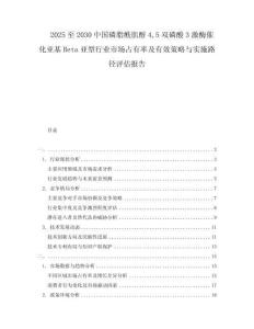 2025至2030中國磷脂酰肌醇45雙磷酸3激酶催化亞基Beta亞型行業市場占有率及有效策略與實施路徑評估報告