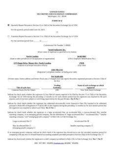 【SEC-2025行業(yè)研究報(bào)告】Form 10-Q INSTEEL INDUSTRIES INC