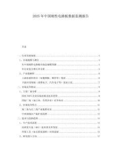 2025年中國剛性電路板數(shù)據(jù)監(jiān)測報告