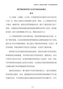 數字服務提供商與全球市場的連接模式