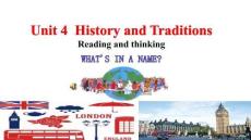 人教版必修第二冊Unit 4 History and Traditions Reading and Thinking 課件