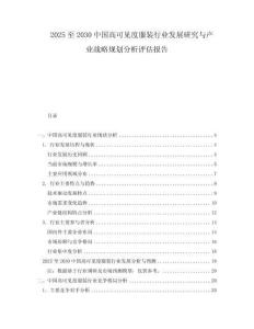 2025至2030中國高可見度服裝行業(yè)發(fā)展研究與產(chǎn)業(yè)戰(zhàn)略規(guī)劃分析評估報告