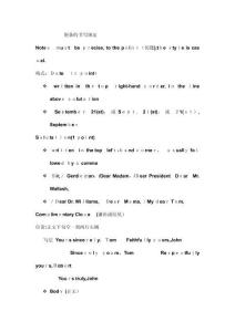 英語專業四級12種便條模版