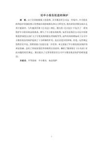 論中小股東權(quán)益的保護(hù)
