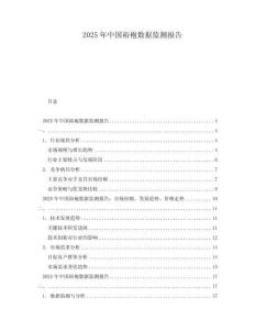 2025年中國裕袍數(shù)據(jù)監(jiān)測報告