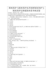 版權(quán)保護(hù)與版權(quán)保護(hù)技術(shù)創(chuàng)新版權(quán)保護(hù)與版權(quán)保護(hù)法律援助體系考核試卷