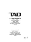 TAD-D1000TX_owners-使用說明書手冊(cè)_EN