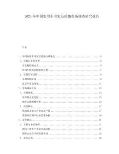 2025年中國農(nóng)用車用實(shí)芯輪胎市場調(diào)查研究報告