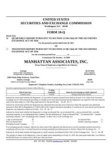 【SEC-2025行業(yè)研究報(bào)告】Form 10-Q MANHATTAN ASSOCIATES INC