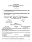 【SEC-2025行業(yè)研究報(bào)告】Form 10-Q COMMUNITY HEALTH SYSTEMS INC