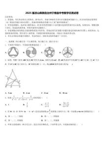 2025屆涼山彝族自治州寧南縣中考數學仿真試卷含解析