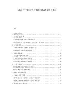 2025年中國柔性伸縮器市場調查研究報告