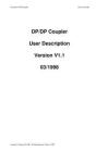 DP-DP Coupler User Description