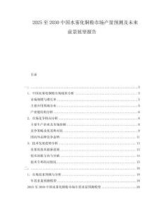 2025至2030中國水霧化銅粉市場(chǎng)產(chǎn)量預(yù)測(cè)及未來前景展望報(bào)告
