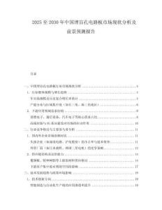 2025至2030年中國埋盲孔電路板市場(chǎng)現(xiàn)狀分析及前景預(yù)測(cè)報(bào)告