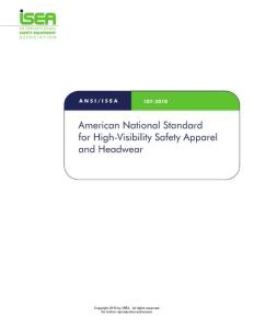 ANSI ISEA 107-2010反光服裝用品測試