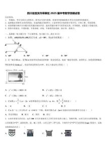 四川省宜賓市翠屏區(qū)2025屆中考數(shù)學(xué)四模試卷含解析