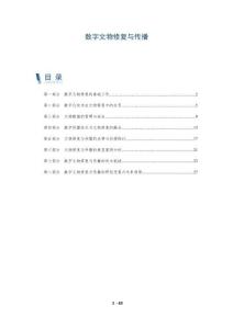 數字文物修復與傳播-洞察及研究