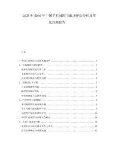 2025至2030年中國羊剪絨圍巾市場現狀分析及前景預測報告
