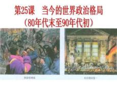 第二十五課當(dāng)今的世界政治格局(1).