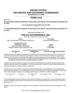 【SEC-2025行業(yè)研究報(bào)告】Form 10-Q IPALCO ENTERPRISES INC.