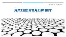 海洋工程自愈合海工涂料技術最佳分析