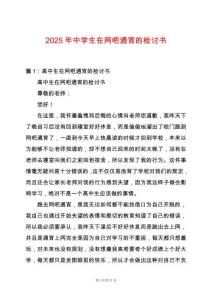 2025年中學(xué)生在網(wǎng)吧通宵的檢討書