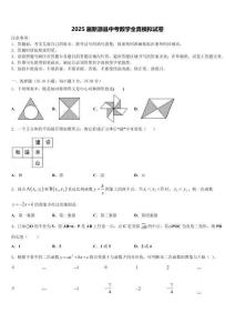 2025屆新源縣中考數學全真模擬試卷含解析
