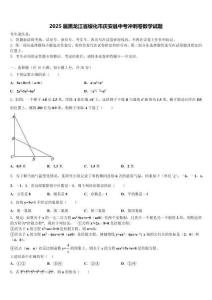 2025屆黑龍江省綏化市慶安縣中考沖刺卷數(shù)學(xué)試題含解析