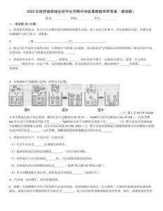 2025年陜西省新城區(qū)初中化學期中測驗真題題庫附答案（基礎(chǔ)題）