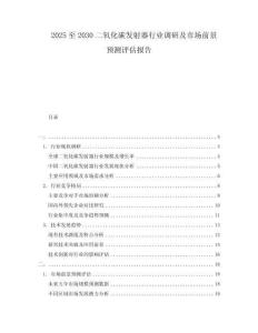 2025至2030二氧化碳發射器行業調研及市場前景預測評估報告