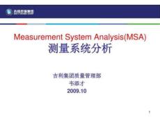 吉利控股集團MSA-文檔資料