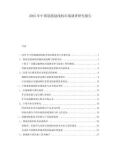2025年中國(guó)道路劃線機(jī)市場(chǎng)調(diào)查研究報(bào)告