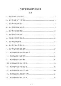 汽修廠廢棄物處理與回收方案