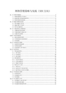 網(wǎng)絡(luò)營(yíng)銷策略與實(shí)踐（SEO方向）