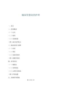 輸尿管憩室的護理