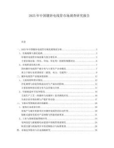 2025年中國鍍鋅電線管市場調(diào)查研究報(bào)告