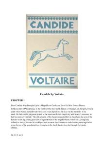 Candide老實人 伏爾泰