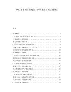 2025年中國(guó)小仙鶴童子風(fēng)箏市場(chǎng)調(diào)查研究報(bào)告