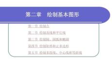 計算機制圖—CAXA電子圖板 2023：繪制基本圖形PPT教學課件