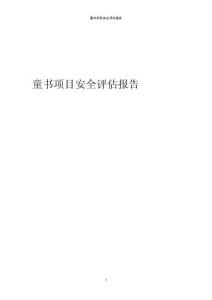 童書項目安全評估報告