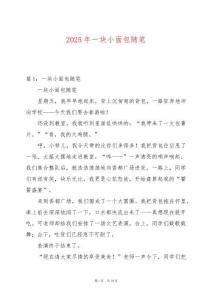 2025年一塊小面包隨筆