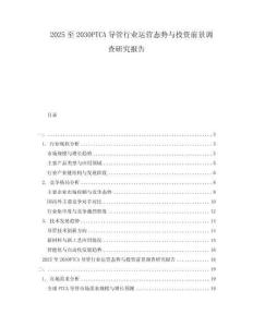 2025至2030PTCA導(dǎo)管行業(yè)運(yùn)營態(tài)勢與投資前景調(diào)查研究報告