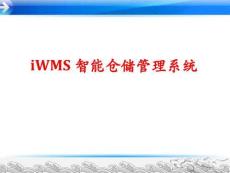 【22頁PPT】iWMS智能倉儲管理系統